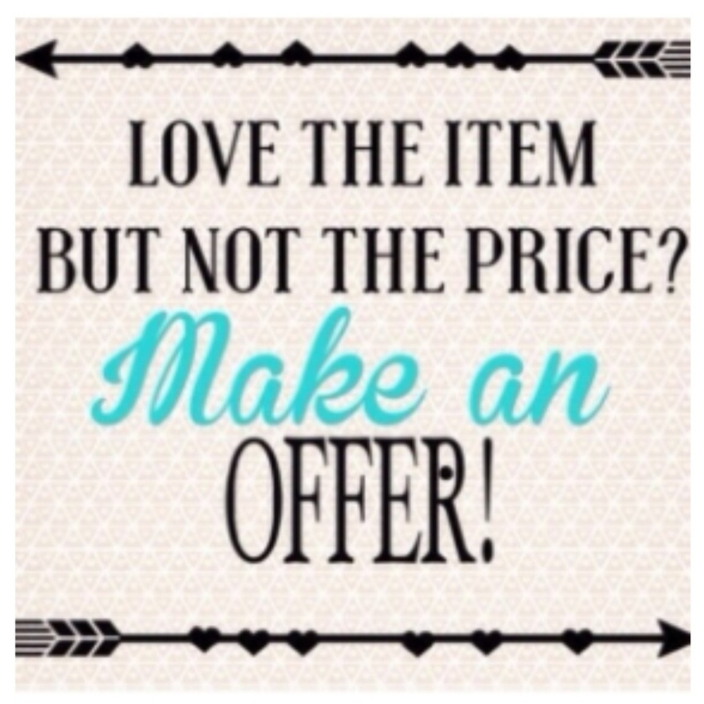 Reasonable offers accepted! Let's make a deal! 😊